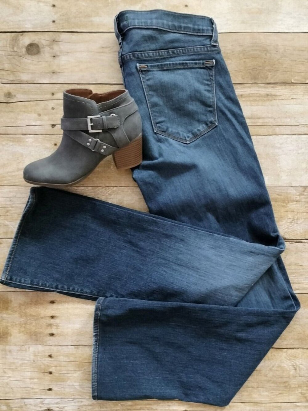 J Brand Babe Bootcut Jeans Classic 29x29 Low Rise Dark Wash Stretch USA